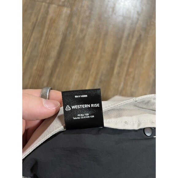 Western Rise Pants Mens 33 Gray 5 Pocket Diversion Stretch Canvas Chino 33x32 - Picture 7 of 11